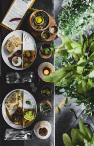 wooden-table-Asian-dishes