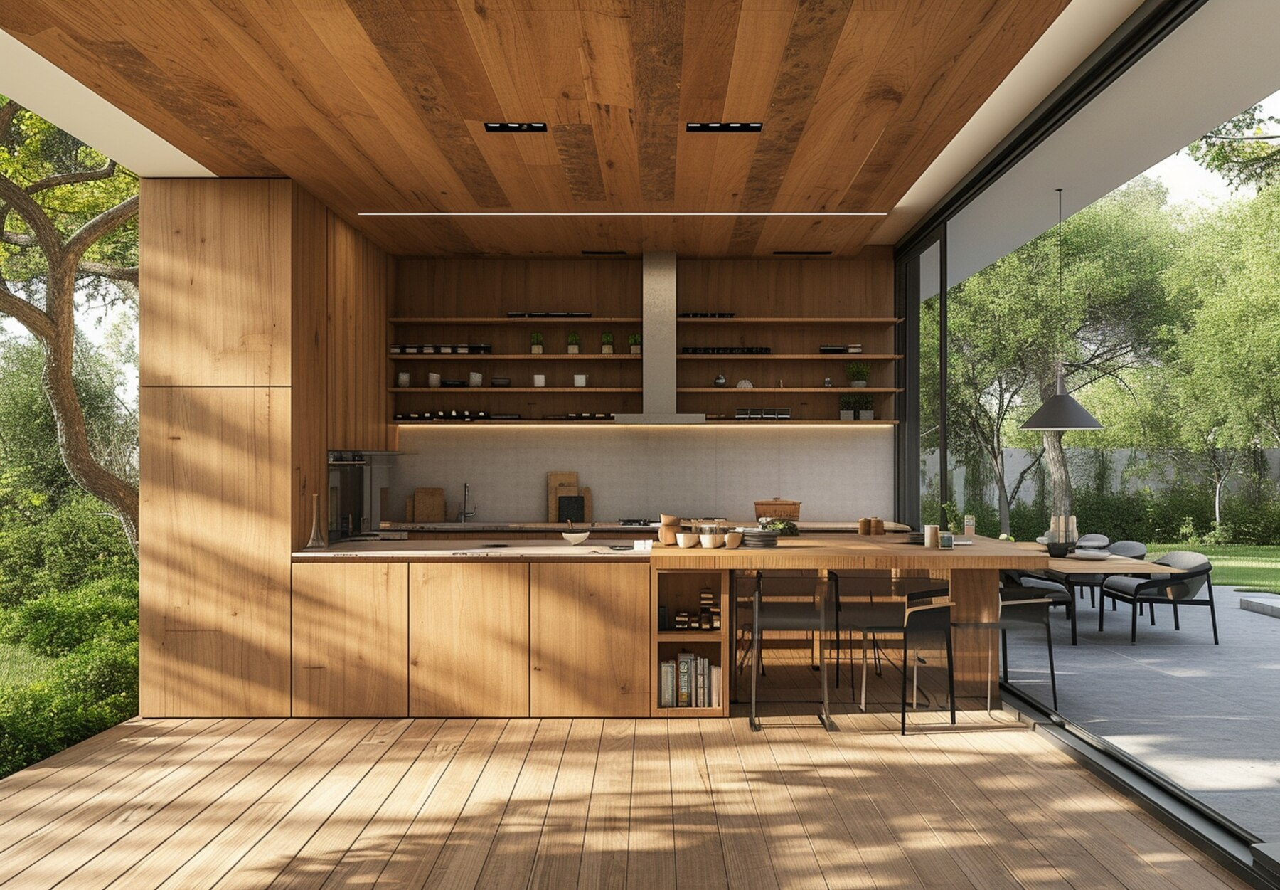 An AI-generated kitchen design